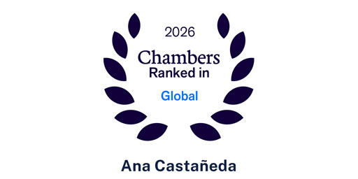 Chambers Ranked in - Global 2026 - Ana Castañeda - C&L Attorneys, SC.
